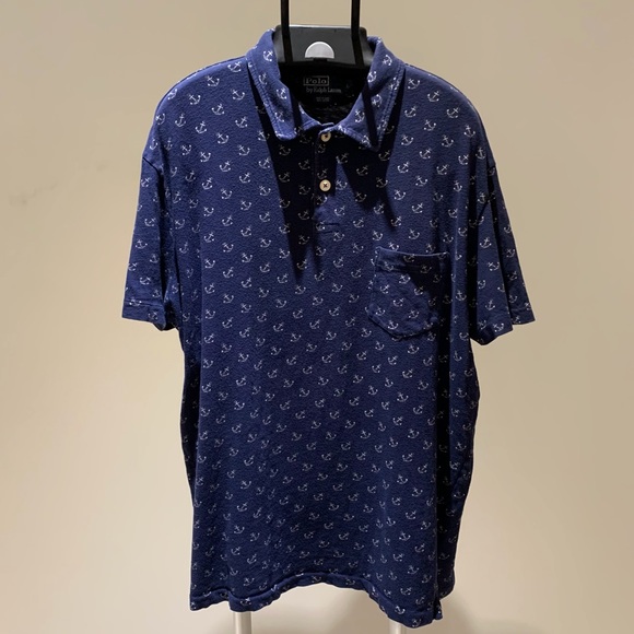 Polo Ralph Lauren Other - Polo Ralph Lauren Navy Nautical Polo Size Large